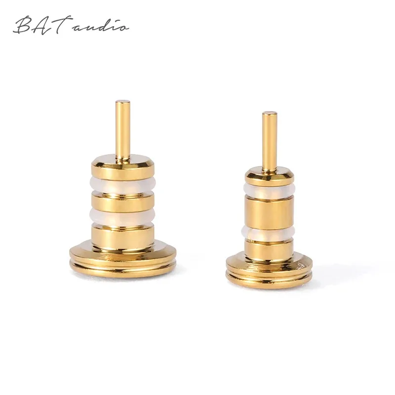 BAT Hifi 먼지 플러그 3.5mm 4.4mm 밸런스드 잭 프로텍터 DAC MAC 폰용 황동 금도금 항산화 플러그 고해상도 플레이어