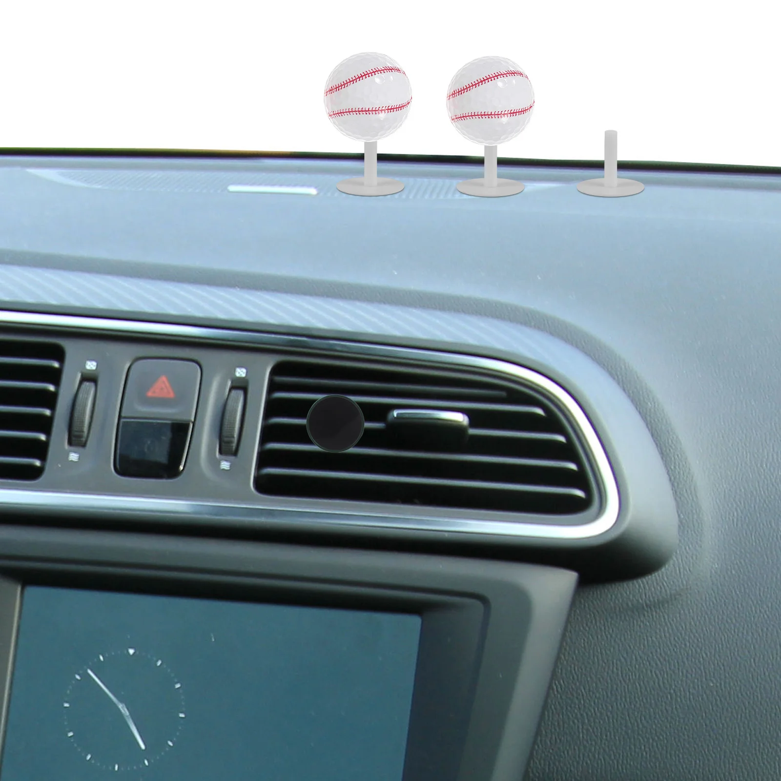 

20Pcs Plastic Duck Holder Non-Slip Plug Mount for Dashboard Display Car Decoration Rubber Duck Fixer Easy Install Display Stand