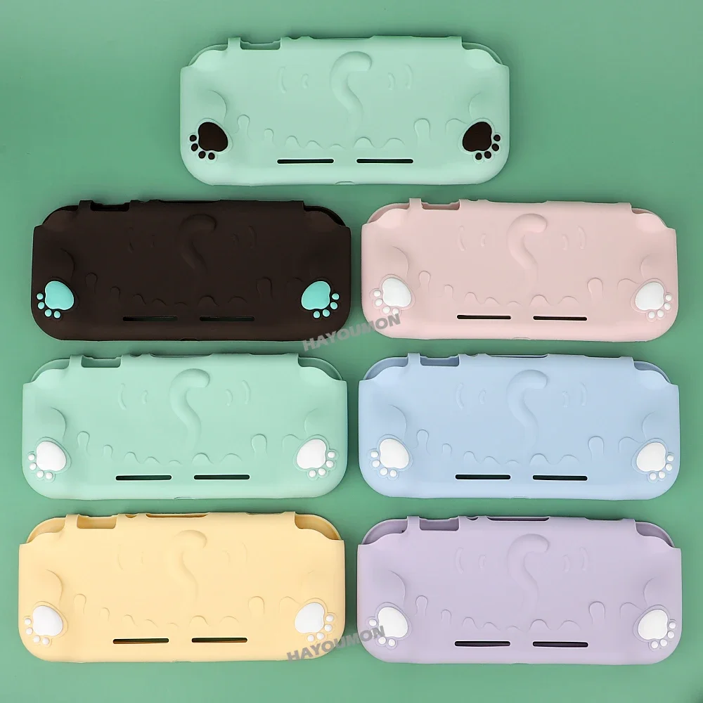 capa-de-silicone-completa-cat's-paw-para-switch-lite-capa-protetora-de-tpu-macio-protetor-de-botoes-completo-para-jogos-ns-lite
