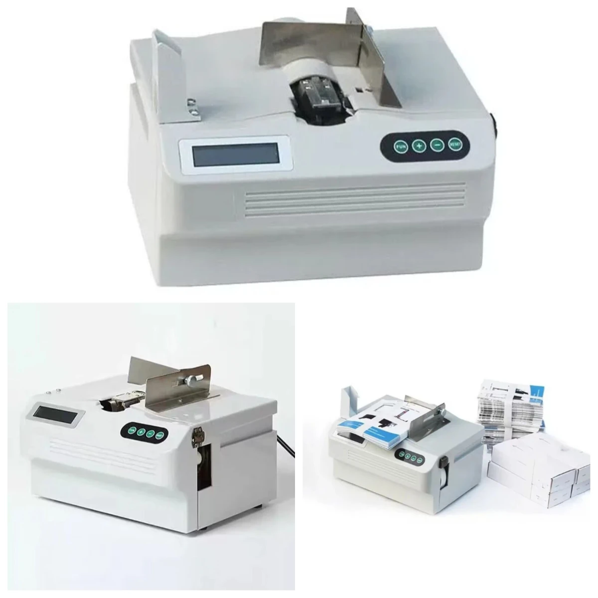 Multi-Purpose RQ228 Paper Tape Strapping Machine, Intelligent Induction Hot Melt Binder for Supermarket Goods & Banknote Tying