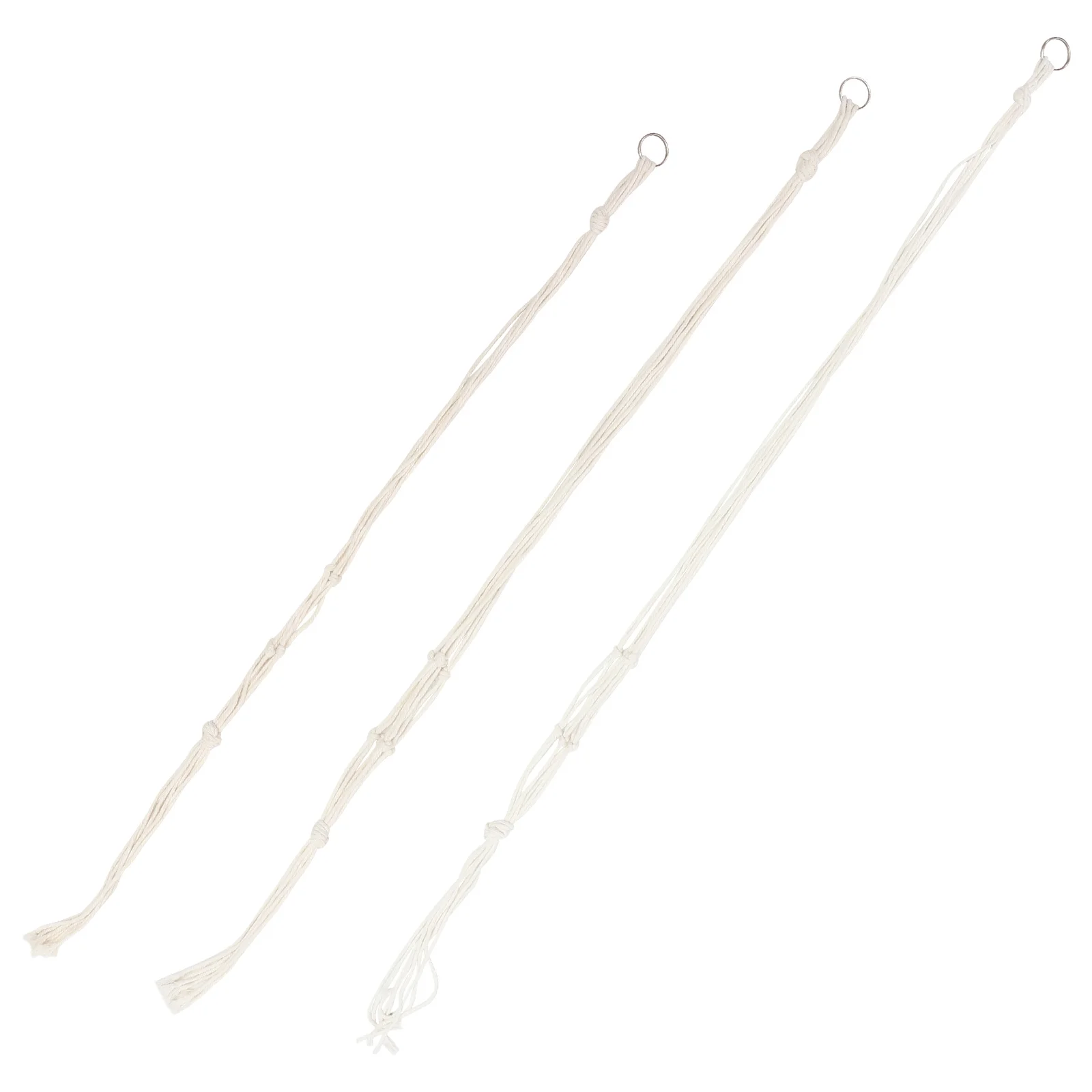 

3Pcs Woven Hanging Planter Baskets Safe Material Elegant Decorative Flower Pots for Home Garden Plant Hanger Pot Hanging Hanger