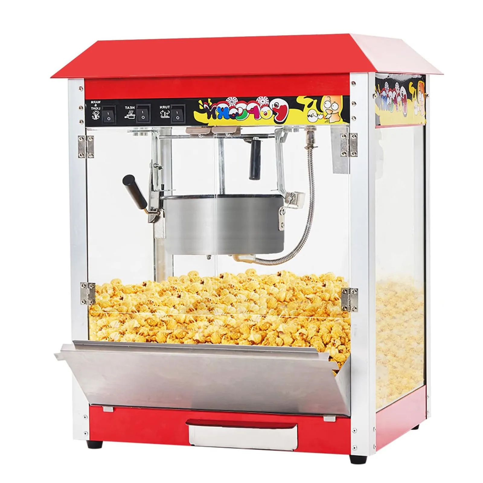 Popcorn Machine,Fully Automatic Small Household Popcorn Machine,Party Snack Manufacturing,Cinema Specific Popcorn Machine