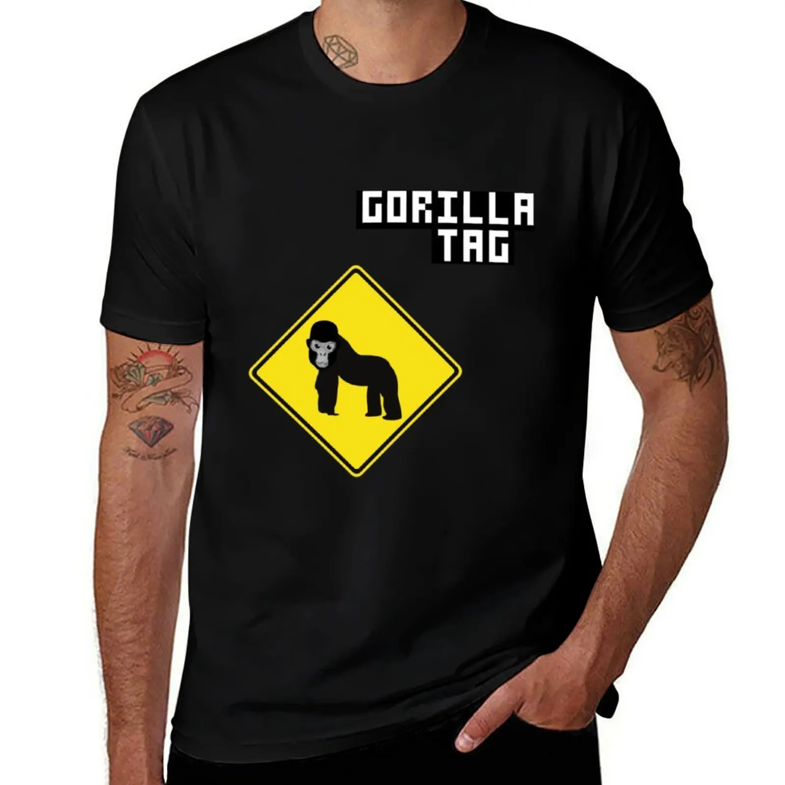tag for cotton t man T-Shirt Tag shirt shirts Gorilla gorilla maker t t shirt man warning cotton pfp soft personalised