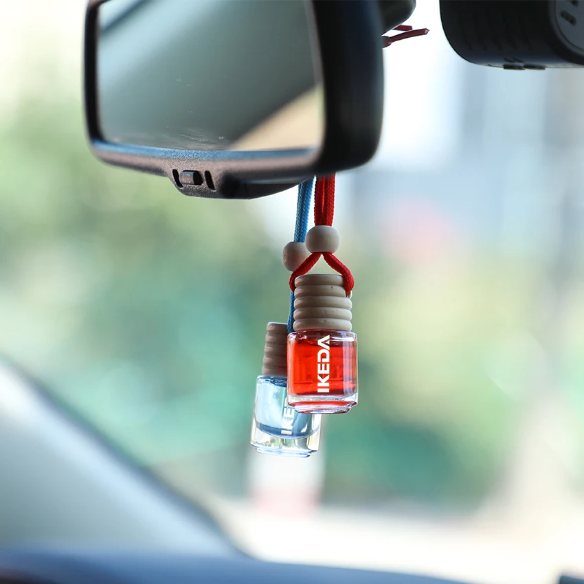 Hot Sell Fashion Luxury Car Perfume Hanging Safety Package for Liquid Bottle Aroma Air Freshener