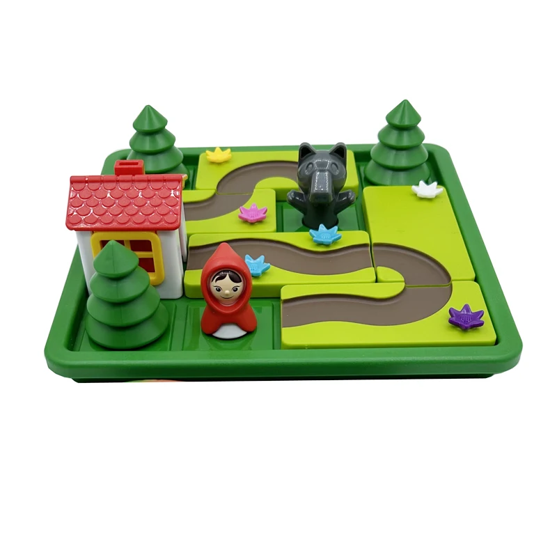 Little Red Riding Hood Hide&Seek Board Games Solution Skill-Building Puzzle Logic Game IQ Training Toy Education Children Gifts