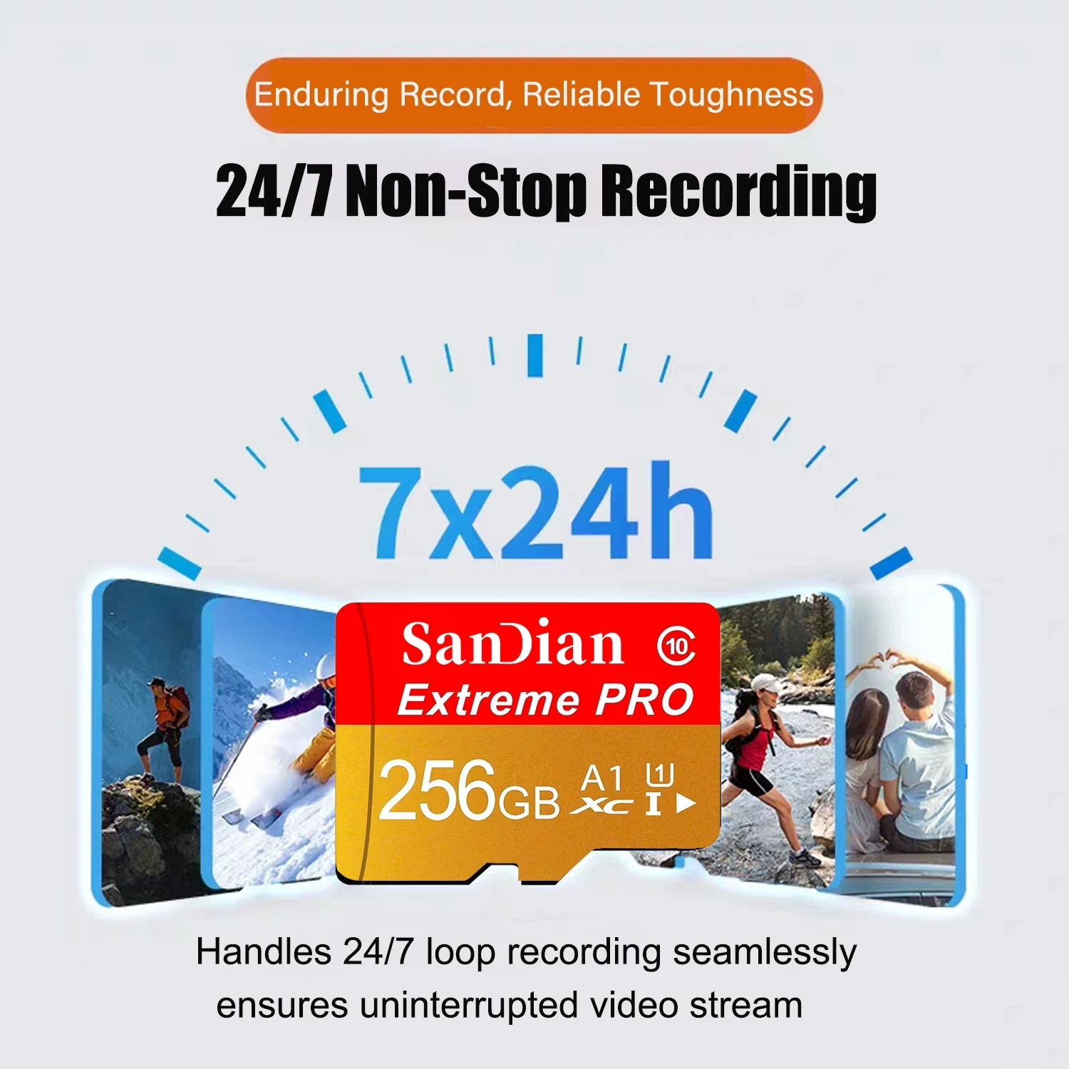 Elite Micro TF SD Card 512GB TF Cards 64GB SD Cards 256GB Memory Card for Phone/Gaming Console/MP3 Player/Dashcam/Car Camera - view 4
