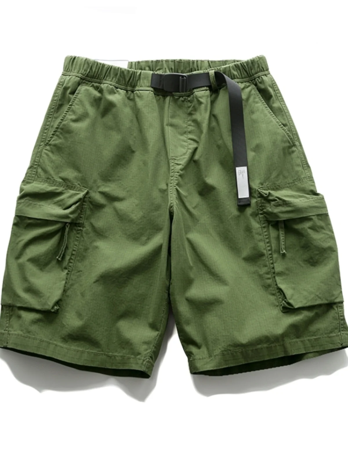 

American Sle Men's orts with Multiple kets Summer Workwear Loose Straight Leg Mid-Length Casual Pants for Youth