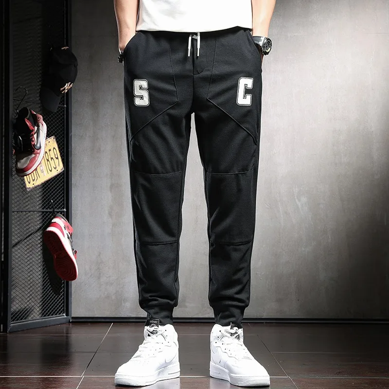 

2022 Summer Sweatpants Men Fashion Casual Jogging Pencil Pants Streetwear Sport Mens Black Joggers Trousers