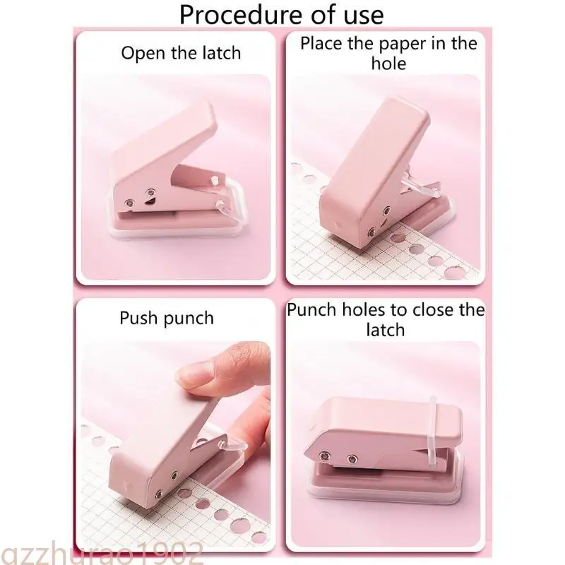 97QB 2 PCS Single Hole Punching Punching Handheld Hole