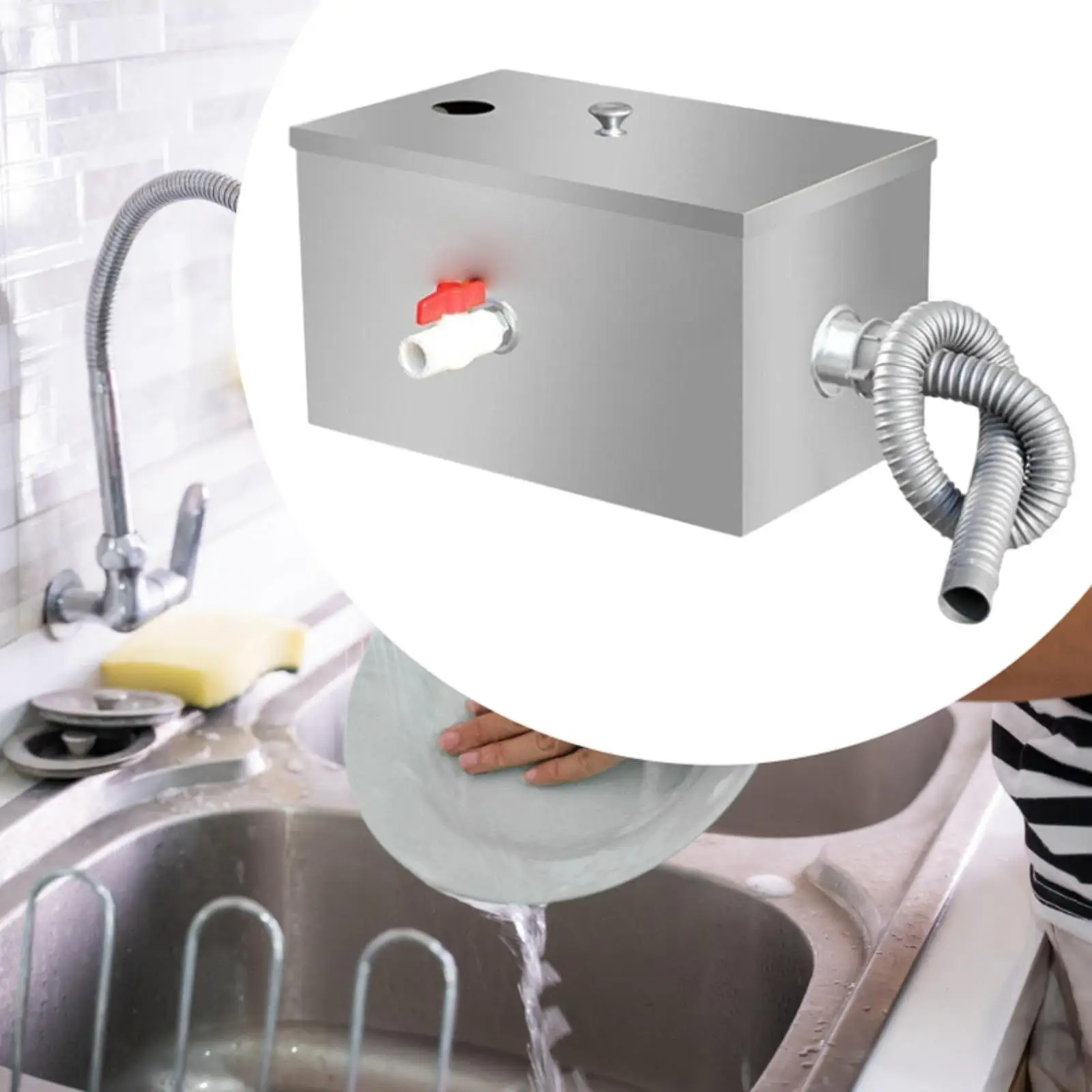 Stainless Steel Grease Trap Commercial Grease Trap for Factory Restaurant