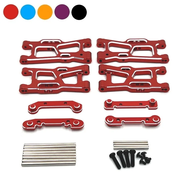 Wltoys 144001 144010 144016 124007 124008 124016 124017 124018 124019 Metal Suspension Arm and Arm Code RC Car Upgrade Parts