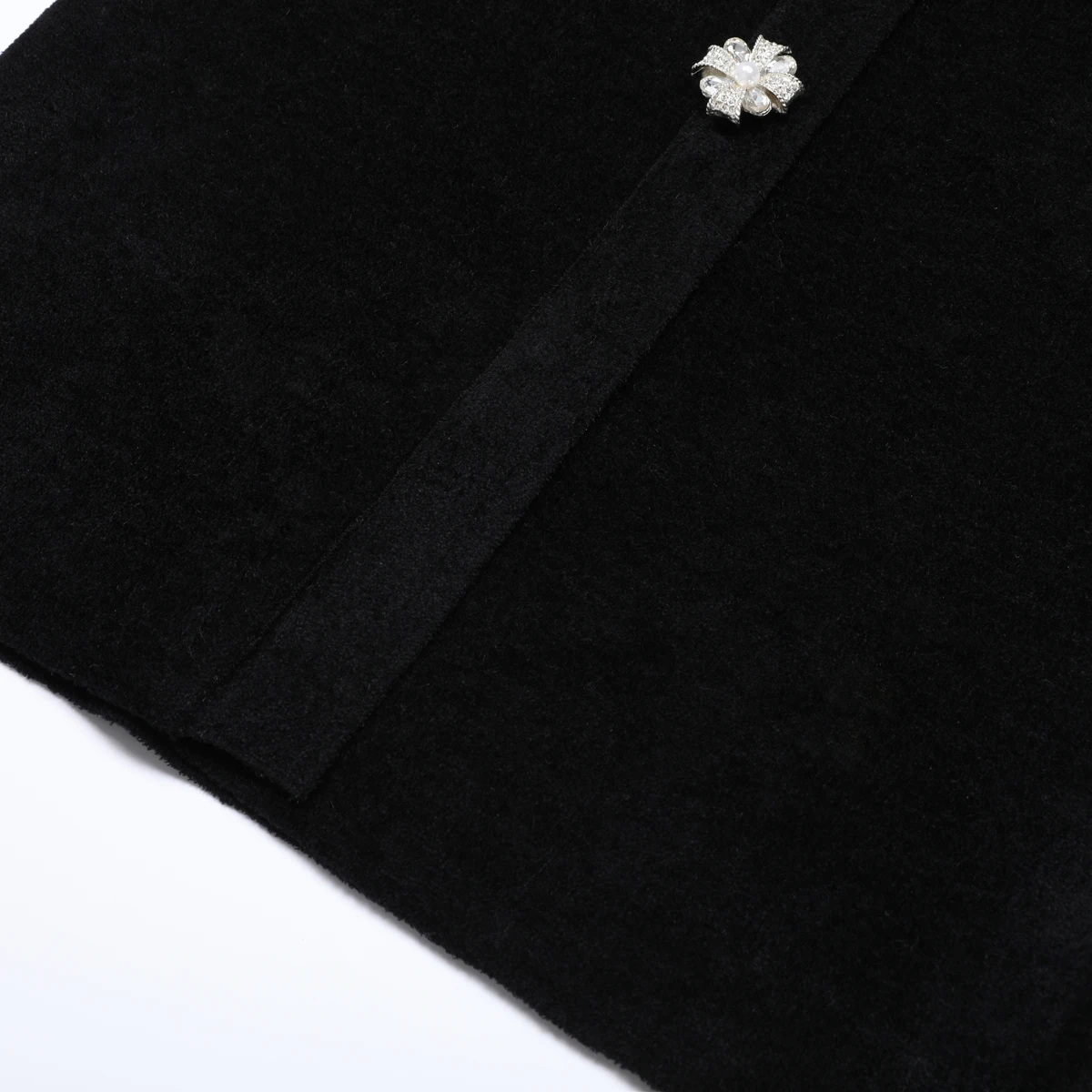 25280 Nuevo vestido de lujo de alta calidad de manga corta con cuello redondo de encaje tejido elástico de felpa cintura delgada vestido de mujer