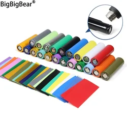 18650/21700/26650 PVC Heat Shrink Tube Lipo Battery Wrap Precut Insulated Film Protection Cover Case Pack Sleeving
