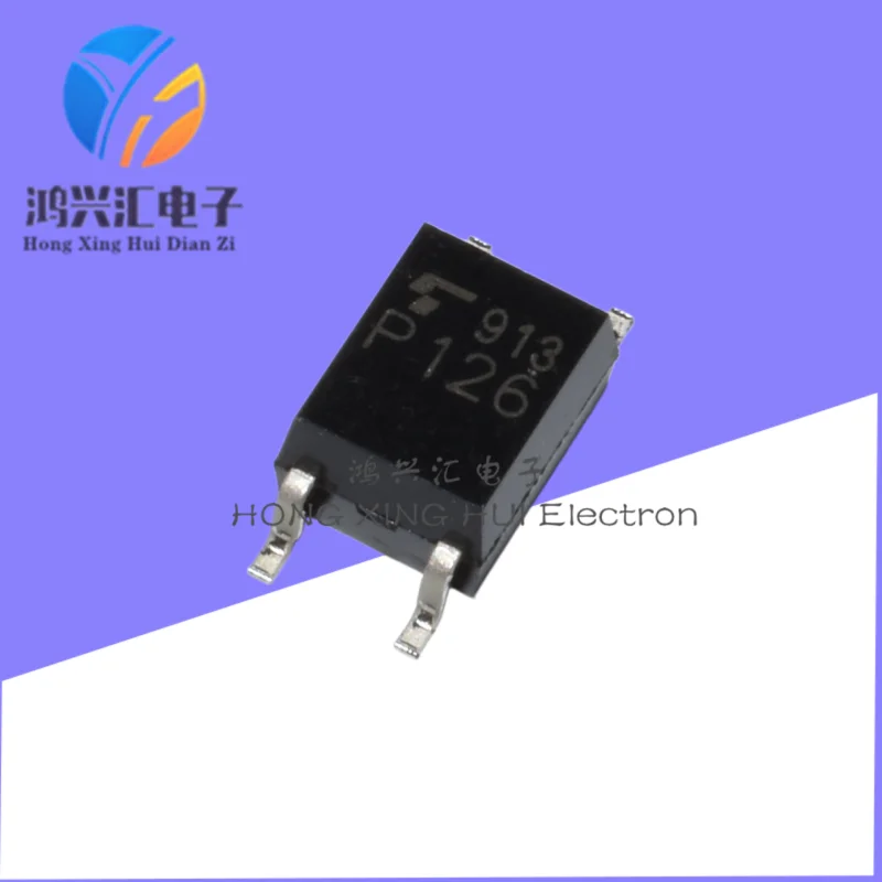 Brand New/Original TLP126 Surface Mount SOP-4 Optocoupler AC Input Photo Coupler Silk Screen P126