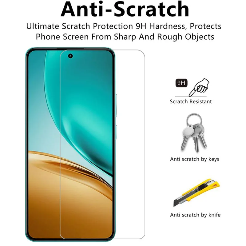 واقي شاشة من الزجاج المقسى لهاتف Realme 14t على Realme14t 14 t t14 5g فيلم جلاس Realmi Reali reame relme Real me mi