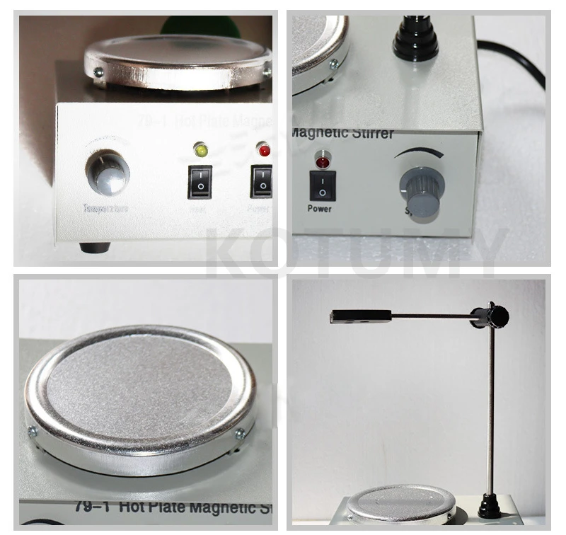 110V 220V 79-1 Heating Magnetic Stirrer 1000ml Hot Plate Magnetic Stirrer Lab Heating Dual Control Mixer For Stirring