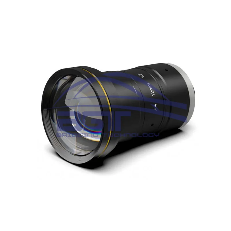 20MP 8 12 16 25 35 50mm C Mount mesin visi inspeksi industri len FA lensa apertur tetap