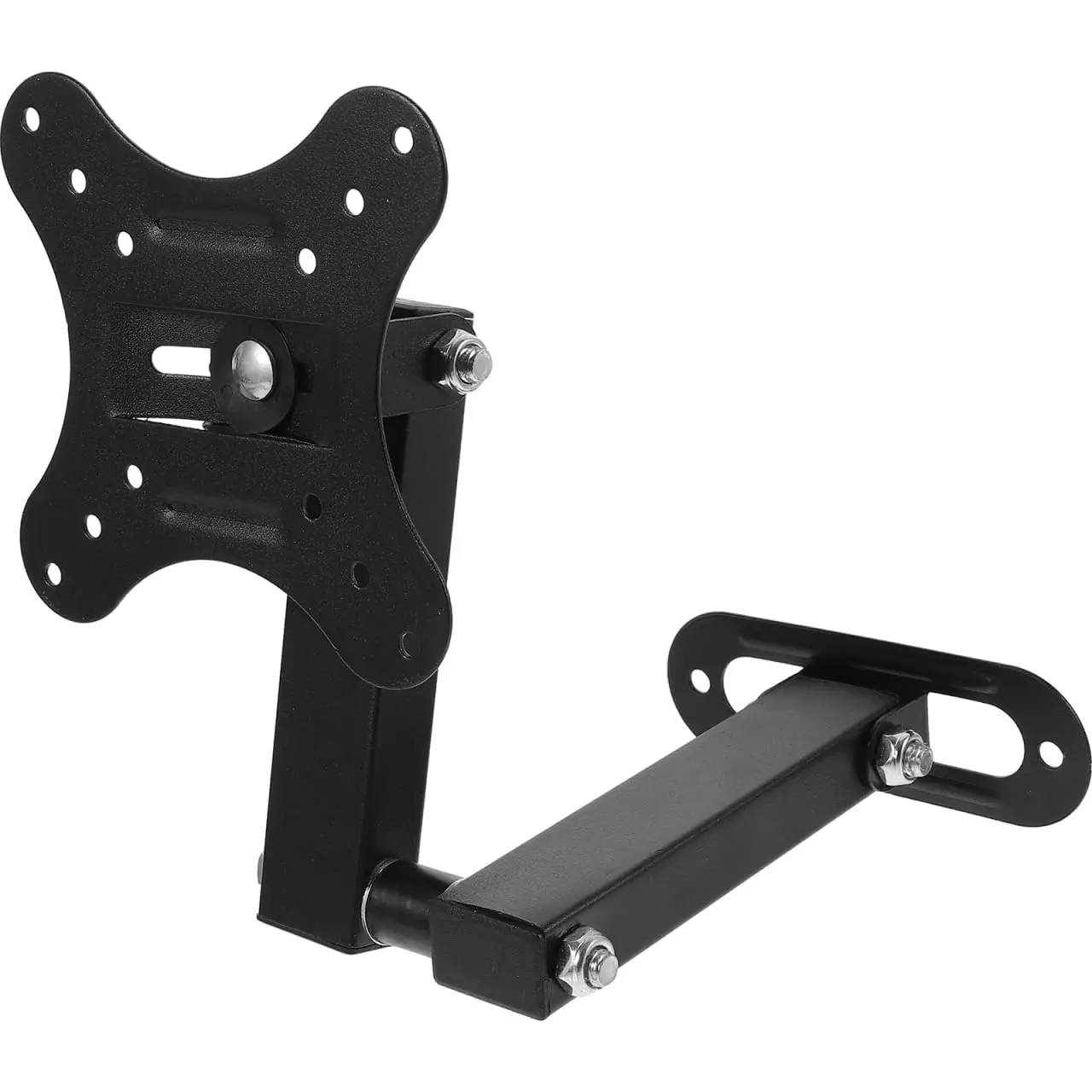 Adjustable Wall Mount Tv Monitor Bracket for Screens Space-Saving Retractable Design Compatible with Home Office and Classroom