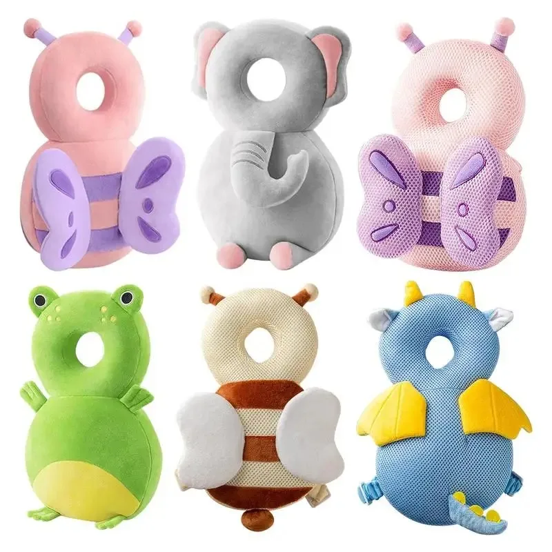 1PCS Children\'s Anti-Fall Pillow Baby Toddler Head Pillow Cartoon Breathable Pillow Learning To Walk Head Protection Pad