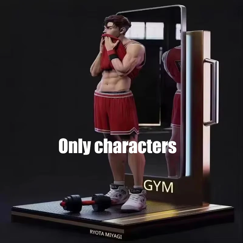 Figuras de Anime The First Slam Dunk de 34cm, figura de acción Miyagi Ryota, pantalones de tela, modelo de Pvc, estatua Gk, juguetes coleccionables, regalos decorativos