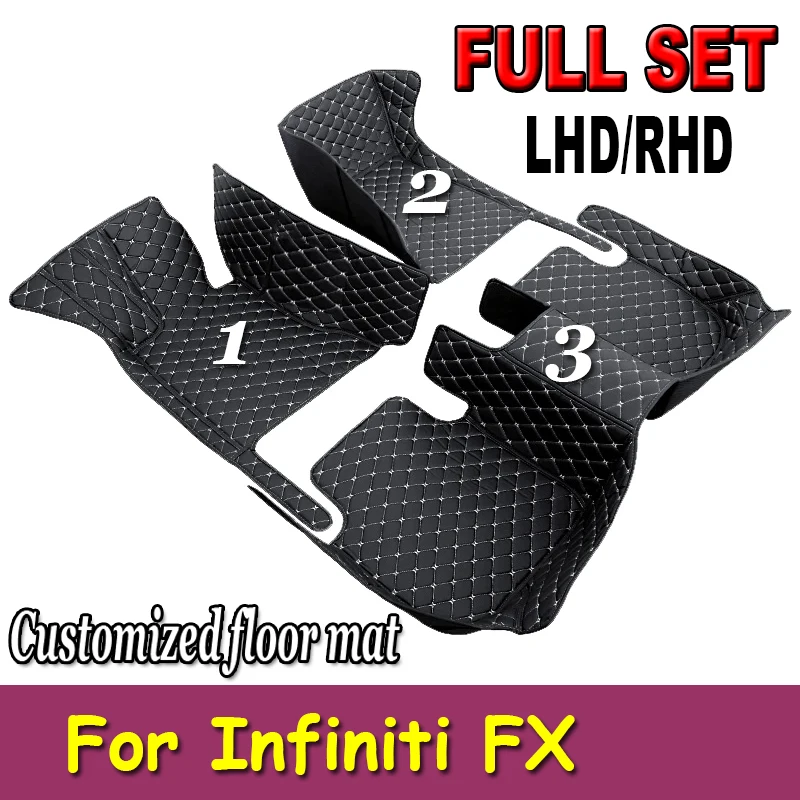 Custom Car Floor Mats For Infiniti FX FX30 FX35 FX37 FX45 FX50 Auto Carpets Foot Coche Accessories