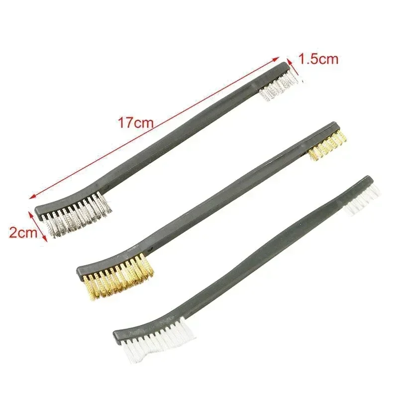 7pcs Universal Gun Cleaning Kit 3pcs Steel Wire Brush 4pcs Nylon Pick Set Toy Gun Rifle Accessories Cleaning Tool