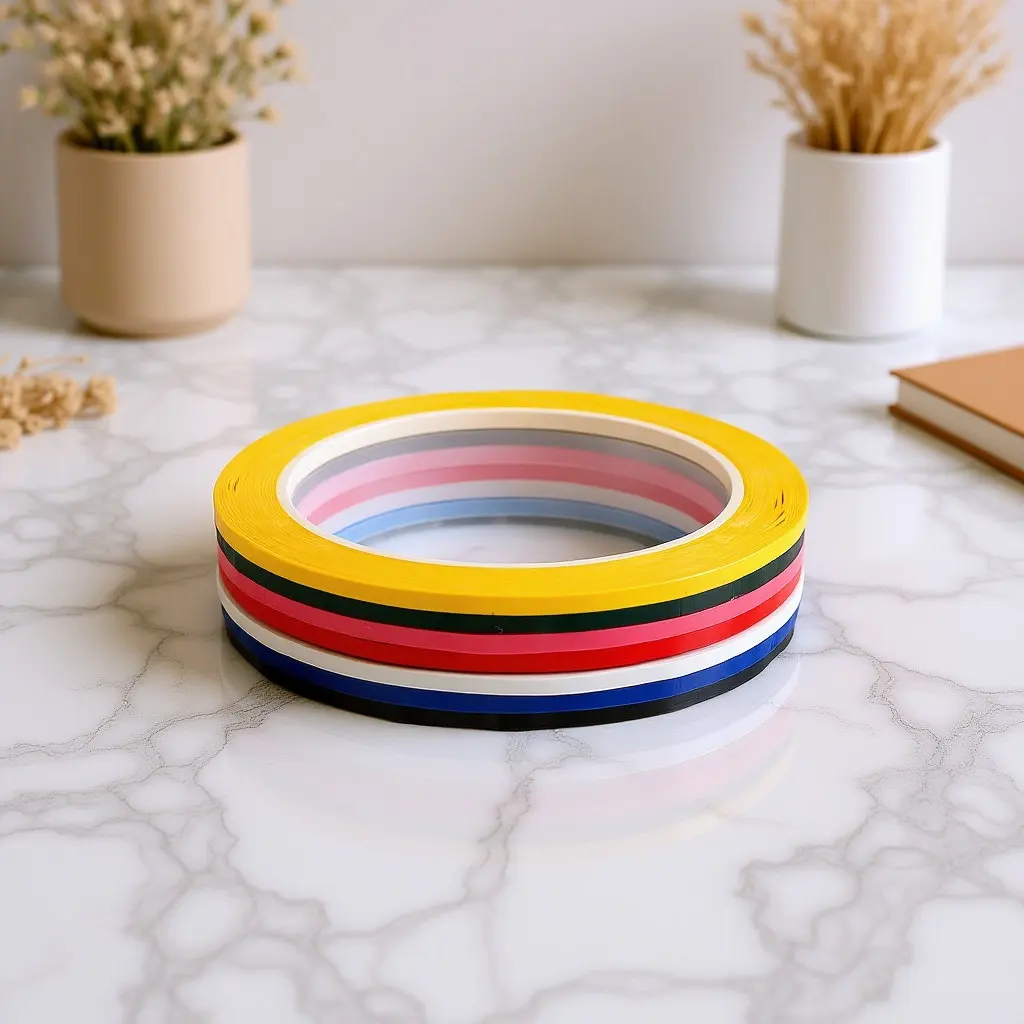 7 Rolls High Temperature Masking Tape Colored Multi-Use Heat Resistant Tape for Crafts Classroom Whiteboard Labeling Office
