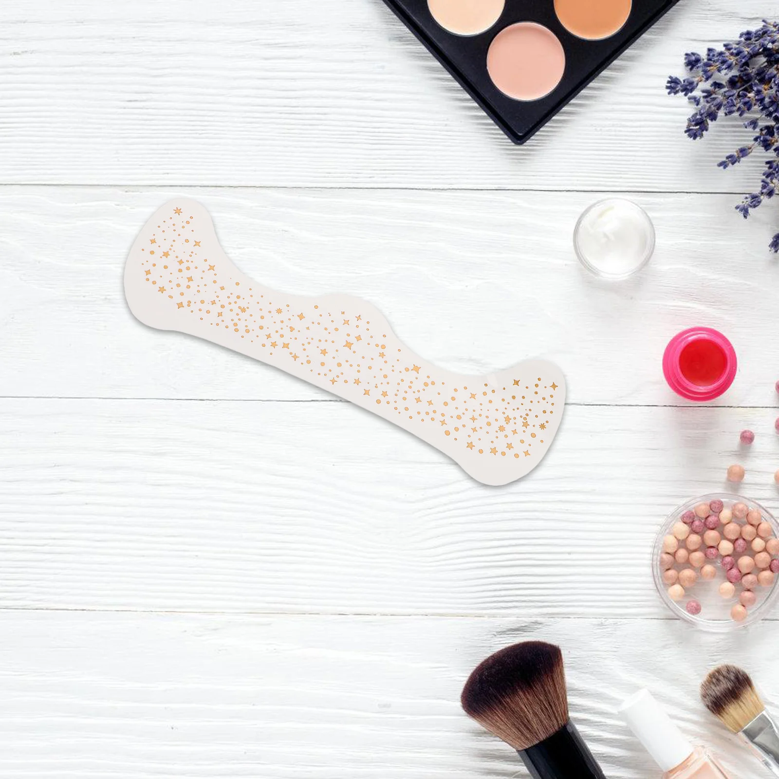 

6 Sheets Face Glitter Makeup Patches Golden Freckles Star Tattoos for Women Festival Party Concert Cosplay Temporary Body Art