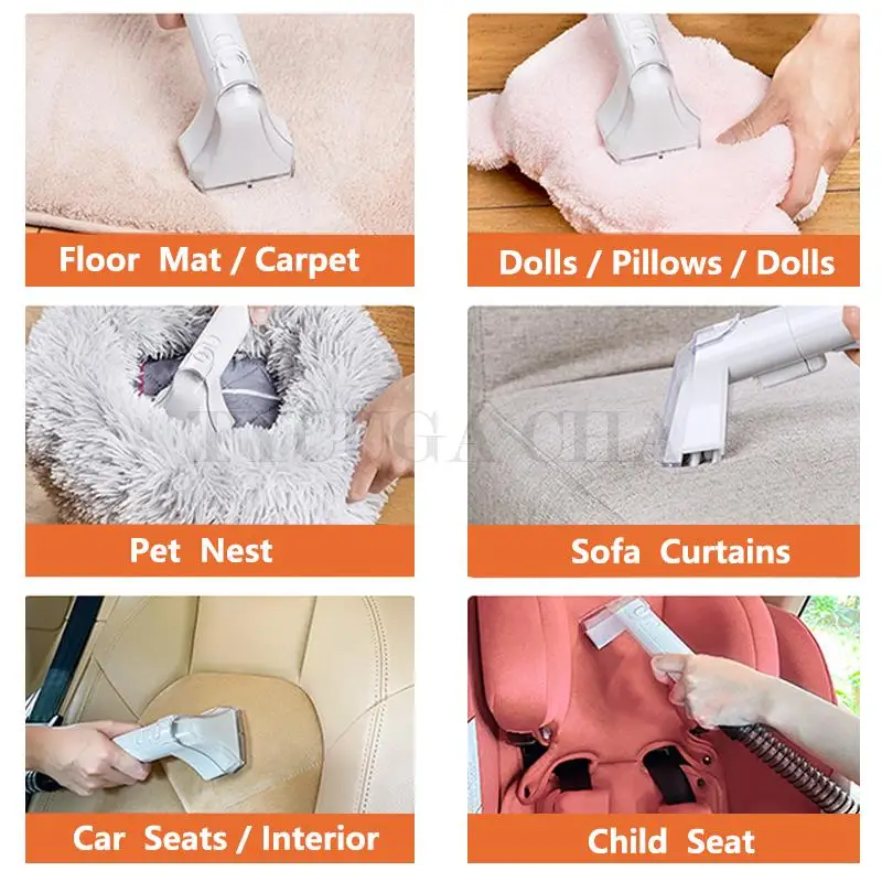 Fabric Art Cloth Washing Machine Sofa Vacuum Cleaner For Household Cleaning Mite Removal for Home Carpet Cleaner Machine