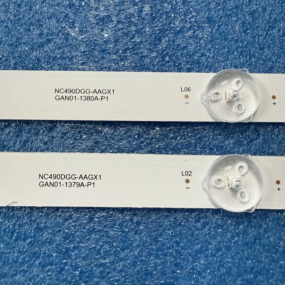 8 unids/set tira de LED para iluminación trasera para 49UN71006LB 49UN74006LB LC49490134B HC490DGG-SLTLC-A19X