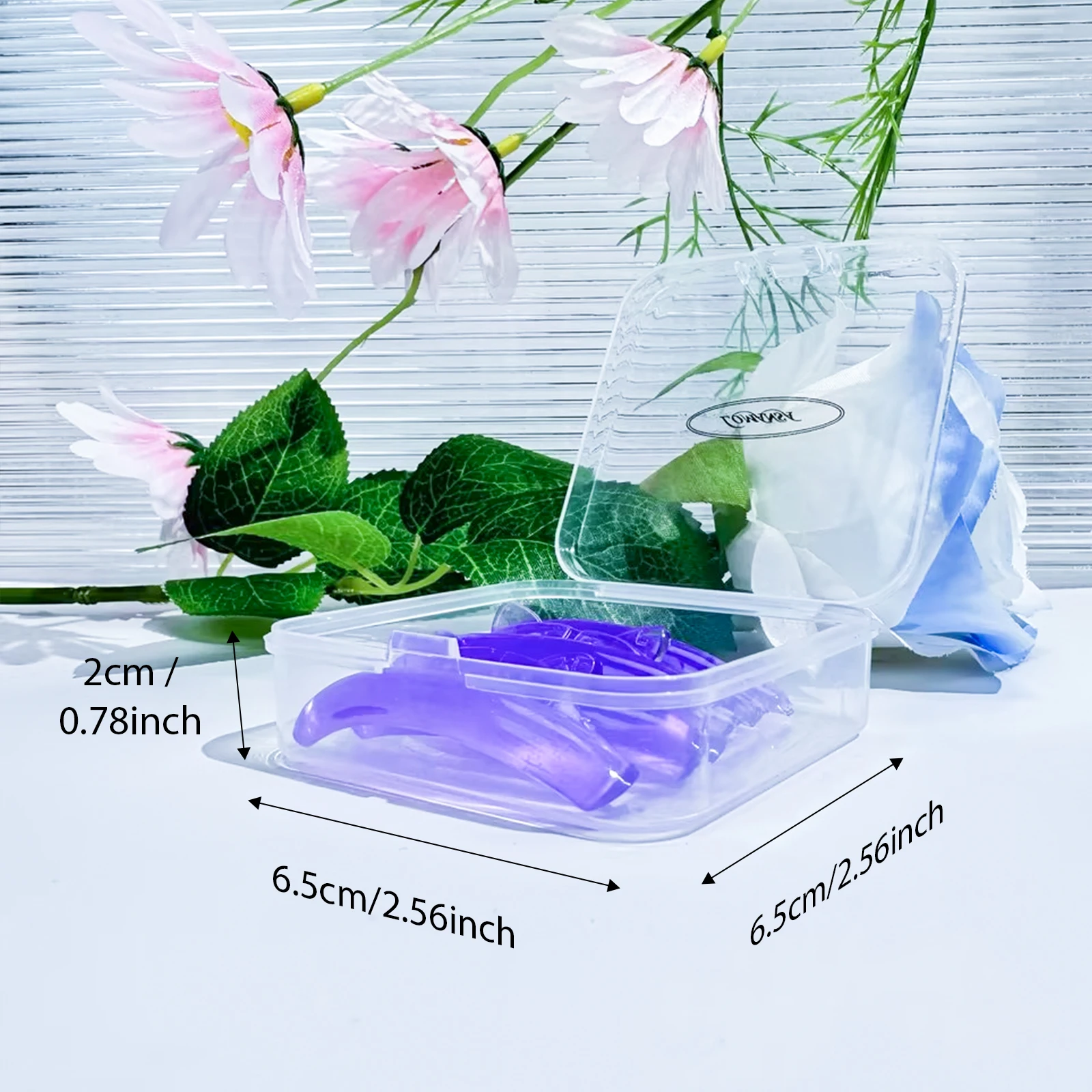 Lomansa 5 أزواج C حليقة سيليكون رمش بيرم منصات لزجة جلدة قضيب درع رفع ثلاثية الأبعاد رمش بكرة الشعر اكسسوارات ماكياج أداة #4