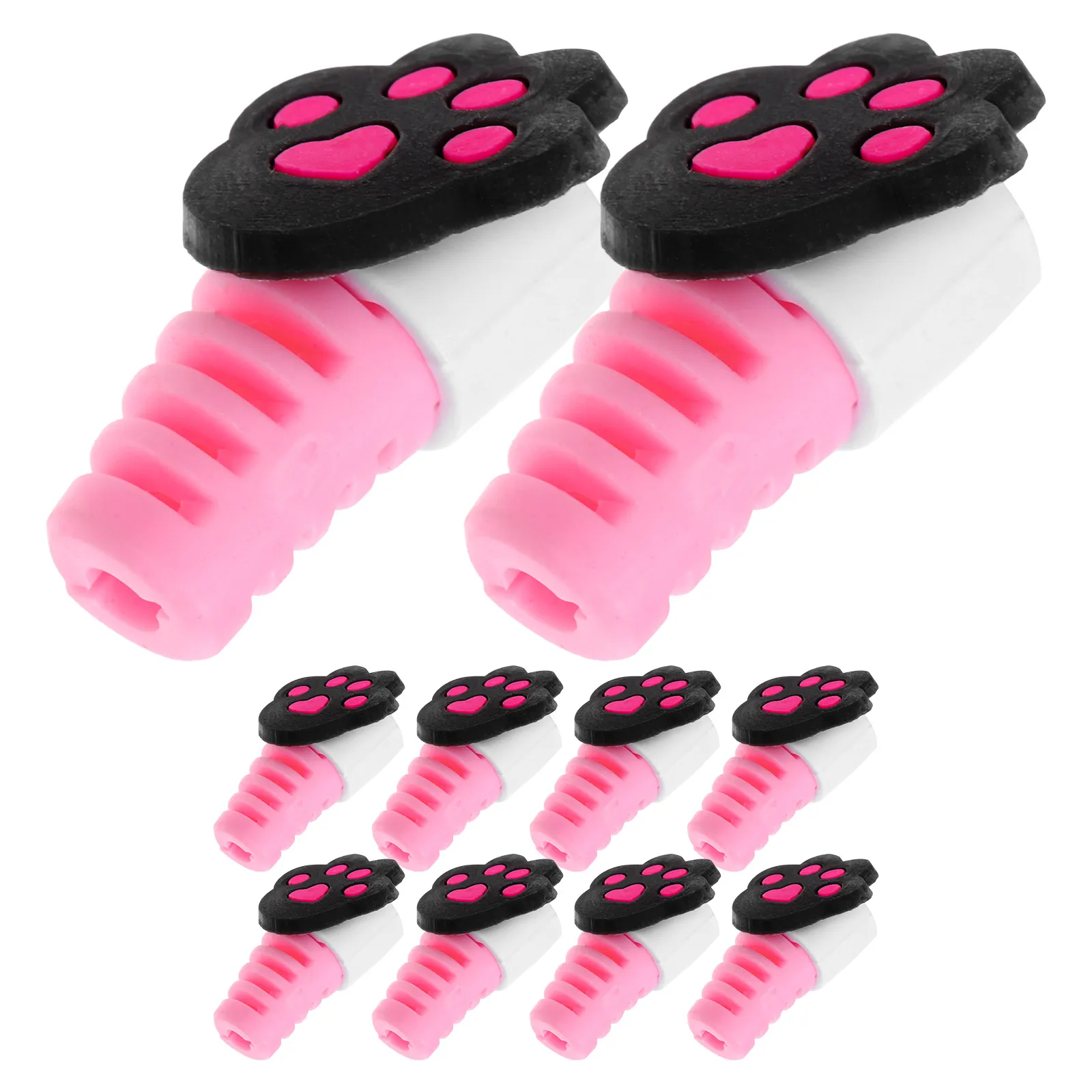 

10 pcs Cable Saver USB Protector Charging Cable Phone Animal Desk Decor Laptop Compatible Prevent Breakage