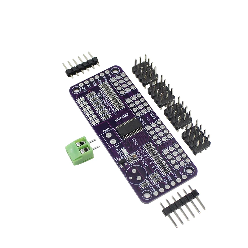 PCA9685 Servo Driver Board 16 Channel PWM I2C Interface for Arduino Raspberry Pi