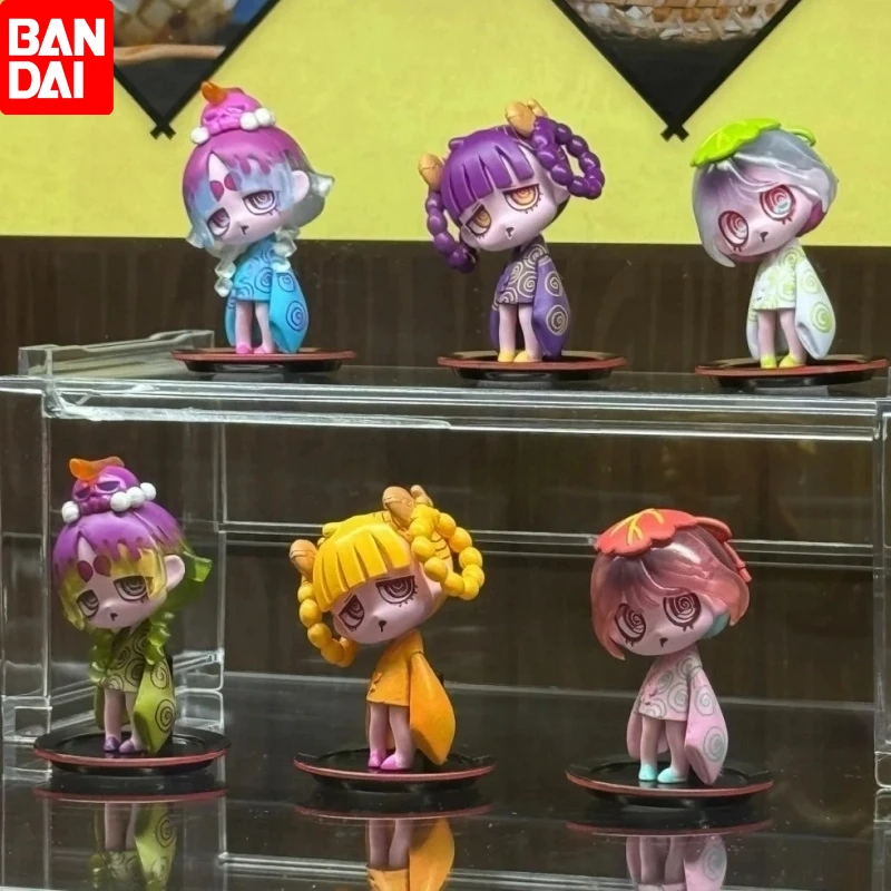 

Bandai Gashapon 6pcs Matcha Mochi Figure Dark Sweet Horror Decoration Cute Kawaii Candy Toy | Anime Collectible Kids Toys Gifts