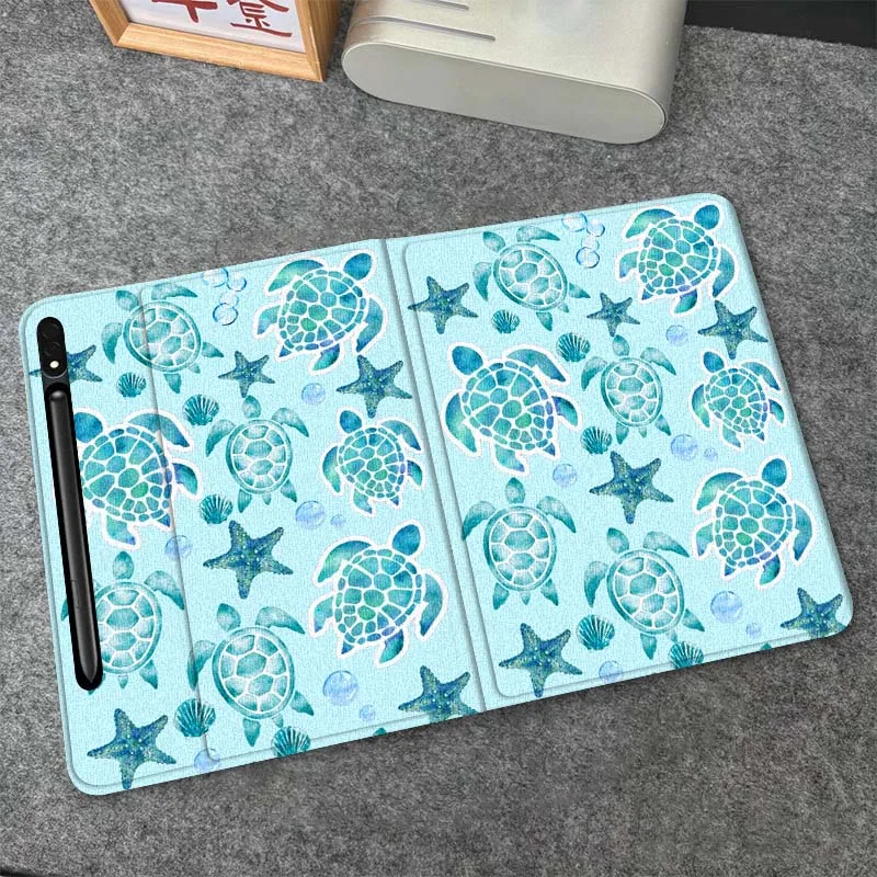 Marine Animal Design For Samsung Galaxy Tab S6 S8 S9 S10 Lite FE 10.4 11 Inch 2022 2024 Tablet Case