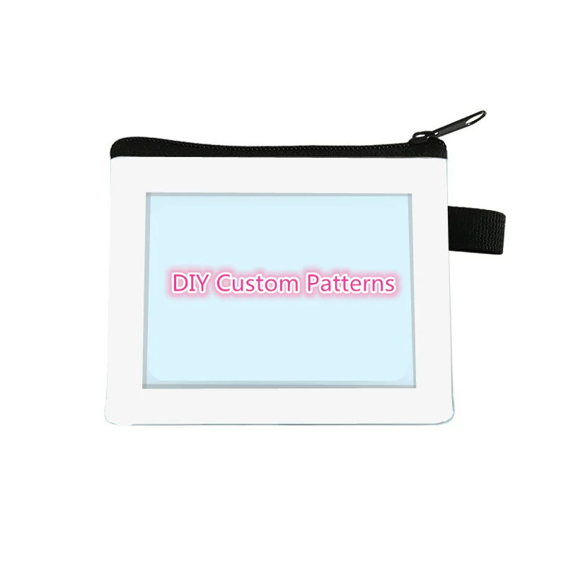 DIY Customize Logo Image Name Advertisement ,Coin Purse Ladies Storage Bags Boys Girls Wallet Kids Custom Photo Gifts Money Bags view 2
