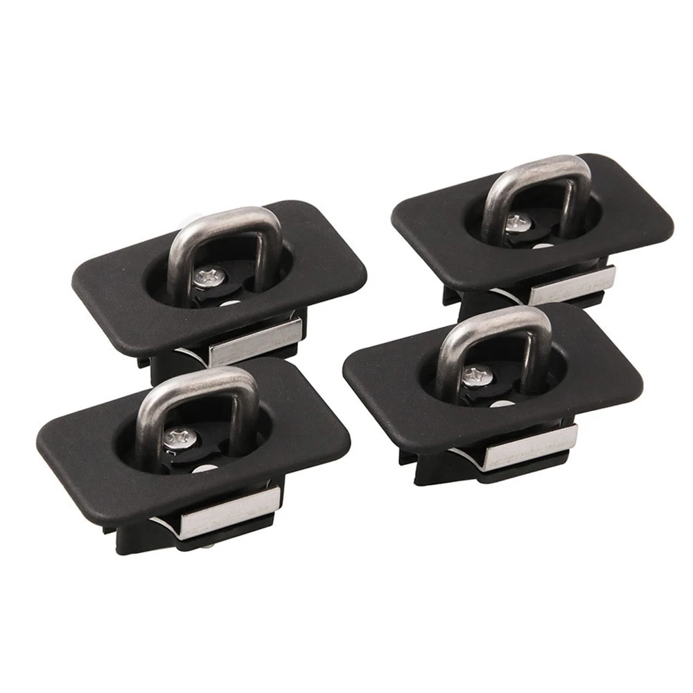 

4PCS Tie Down Anchors 3000 LBS Retractable Truck Bed Top Side D Ring for Ford F-150 F150 1998-2014 15074252