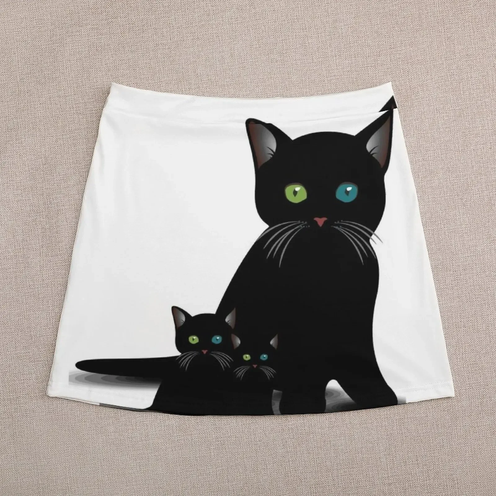 Cat Family Mini Skirt short skirt for women novelty in clothes