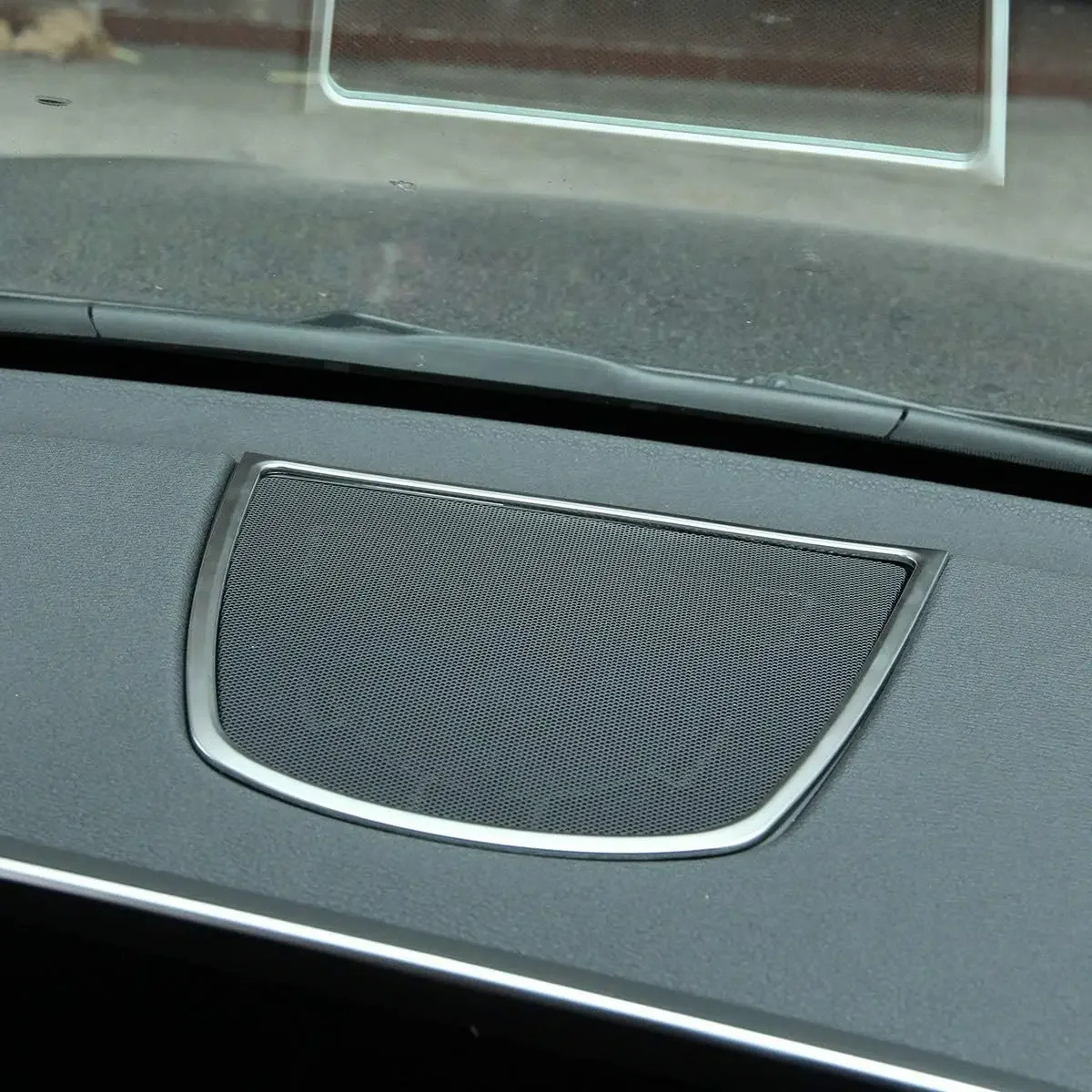 

1PCS ABS Silver Inner Dashboard Speaker Frame Cover Trim Cover Auto Interior Accessories For BMW X5 X6 f15 F16 2014-2018