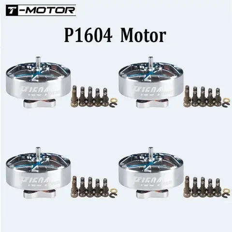 4 peças T-MOTOR p1604 kv2850 6s/kv3800 4S motor sem escova 1.5mm eixo 9*9mm furos para rc fpv freestyle 3.5 polegadas sub 250g drone
