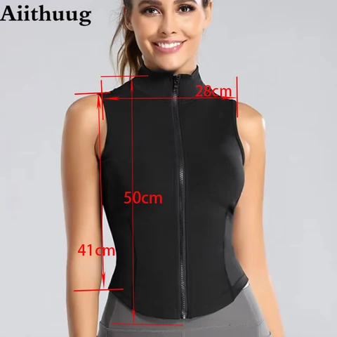 Женский спортивный жилет Aiithuug из нейлона — фото модели