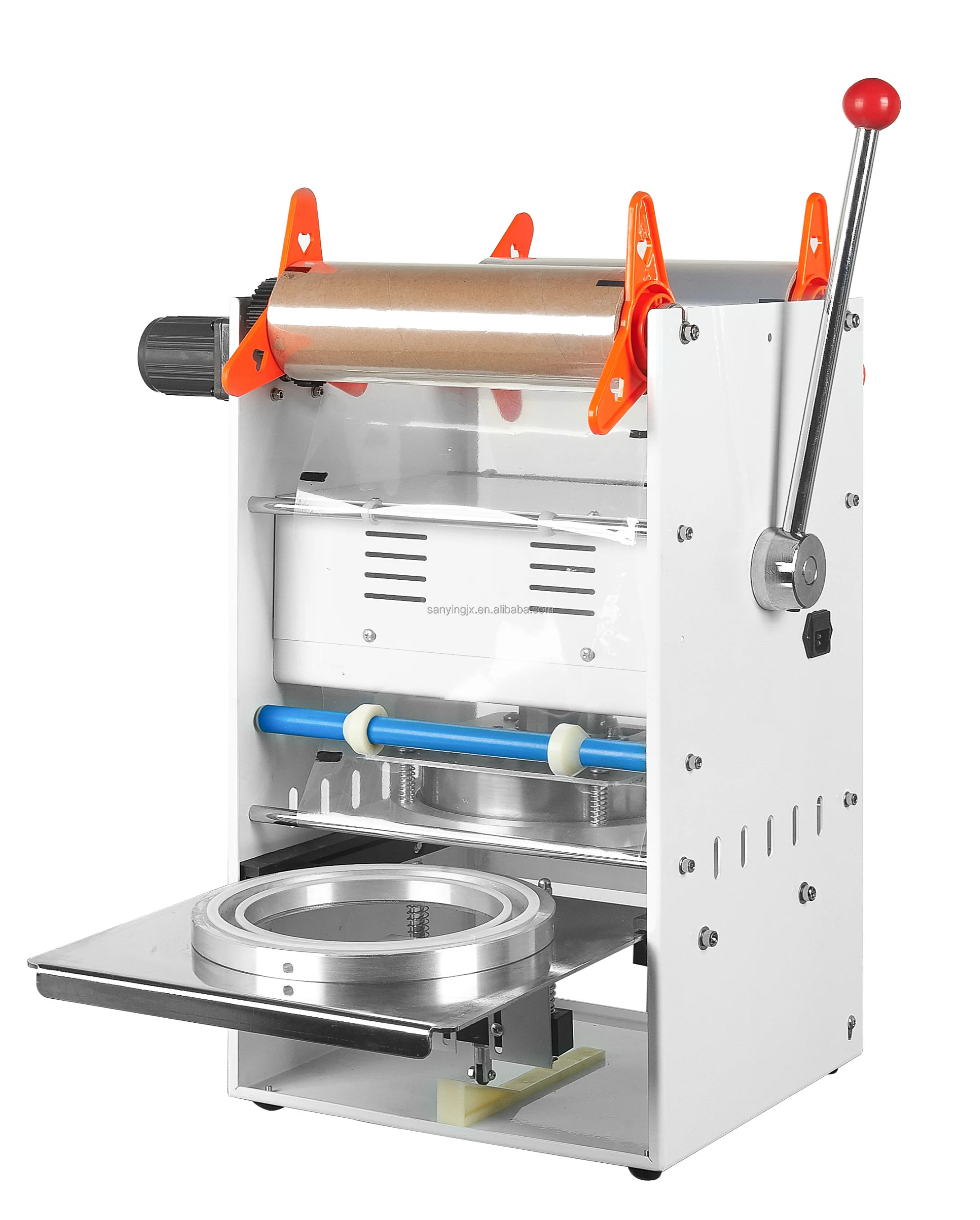 Automatic Tabletop Fast Food Lunch Box Tray Heat Sealing Machine