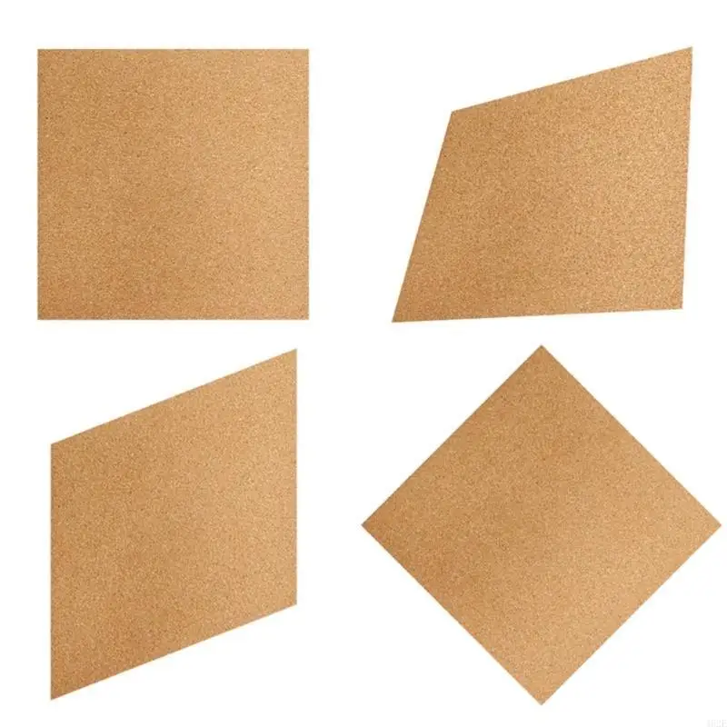 462E 4Pcs Cork Paper Board for Wall Decoration Creative Board Office Home Use Heat Resistant Board for H2D 3D Printer