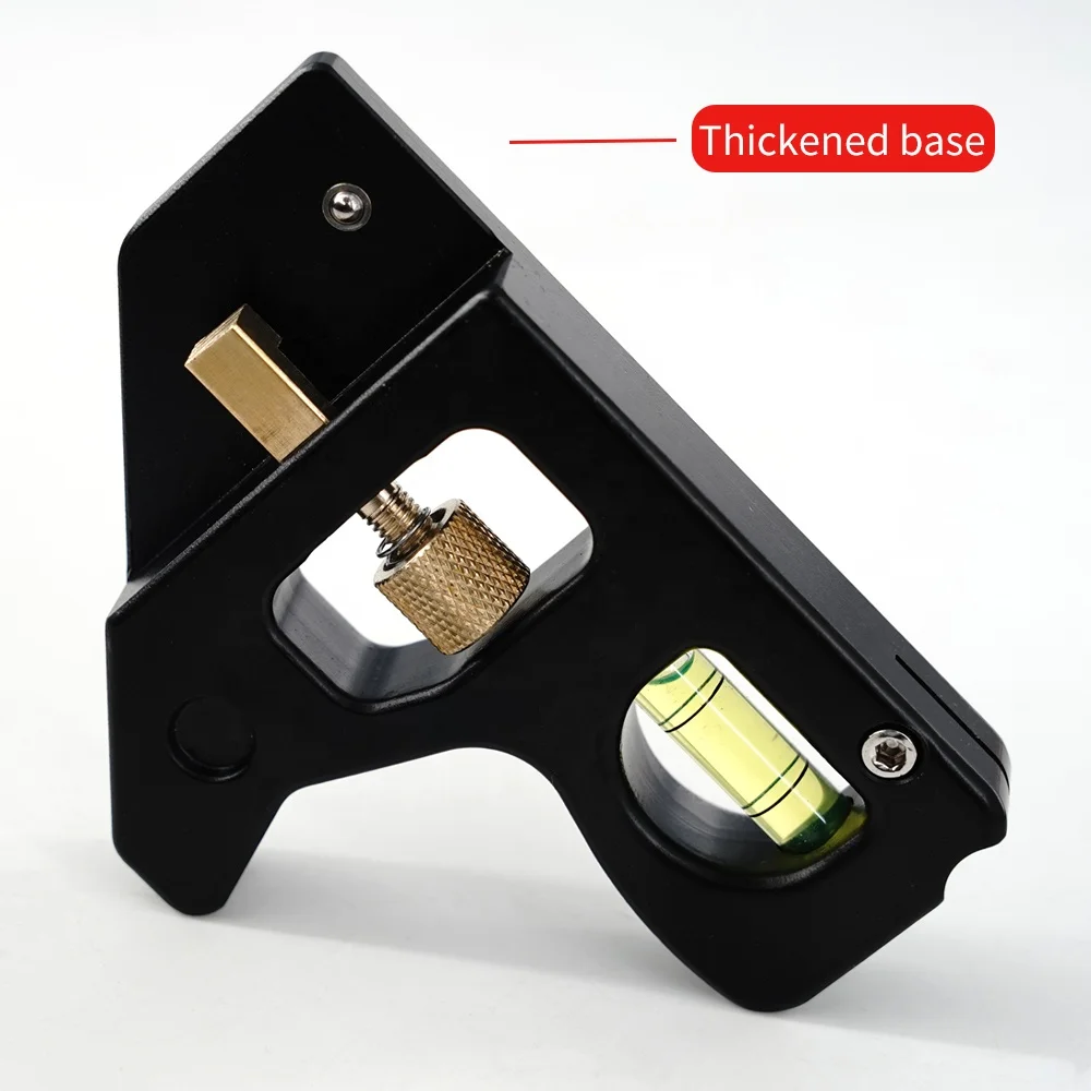 300/400 mm aluminum alloy 90/45 degree hand tool combination square with hole woodworking scribing