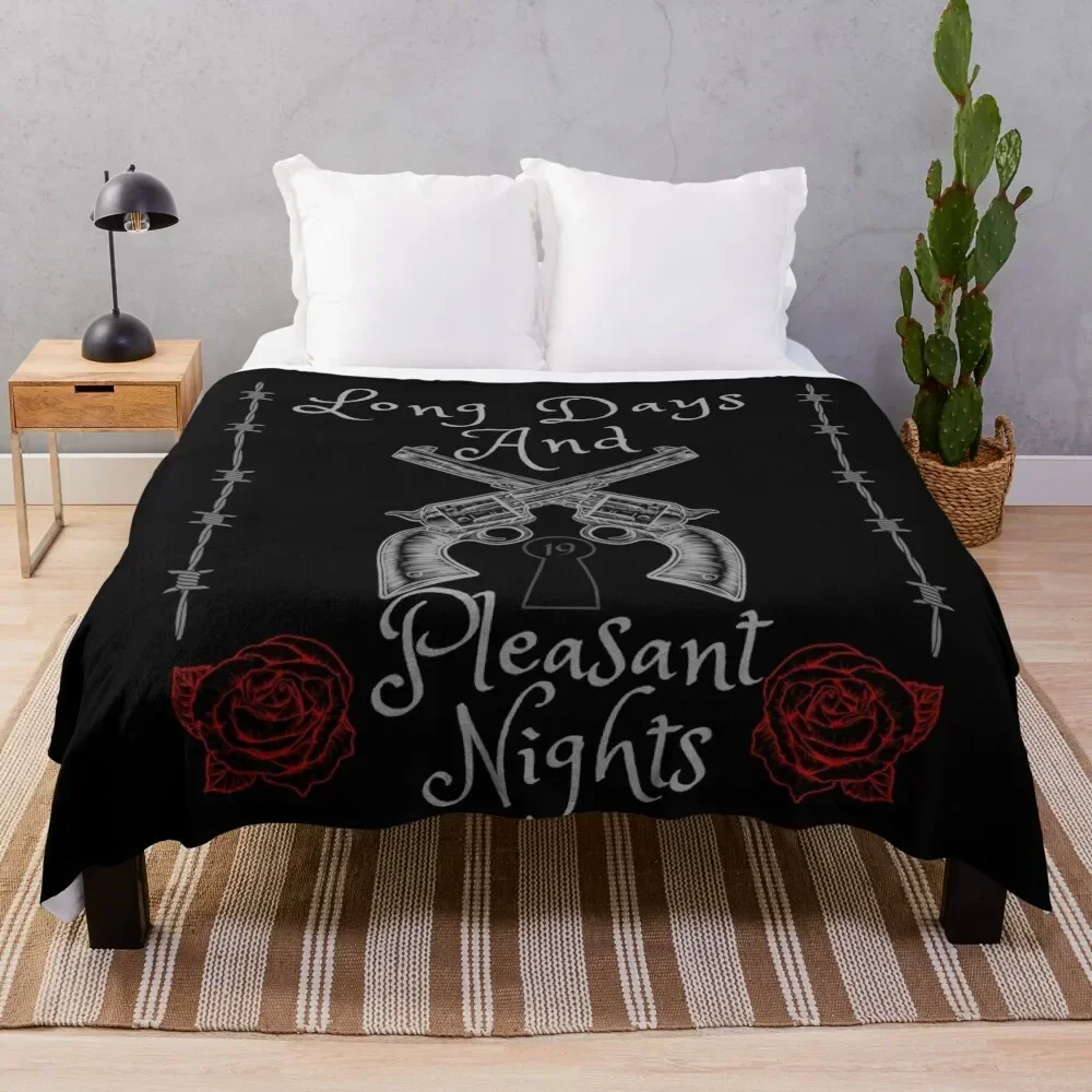 Long Days And Pleasant Nights, The Dark Tower, Stephen King Fan Design Throw Blanket Blankets For Sofas Stuffeds Blankets