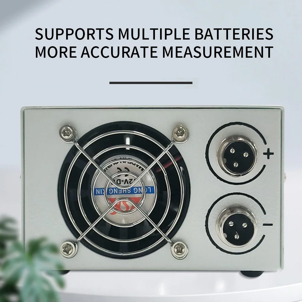 EBC‑A20 Battery Capacity Tester, ‑Acid Lithium Iron Battery Load Tester 5A Charge 20A Discharge Electronic Load Meter