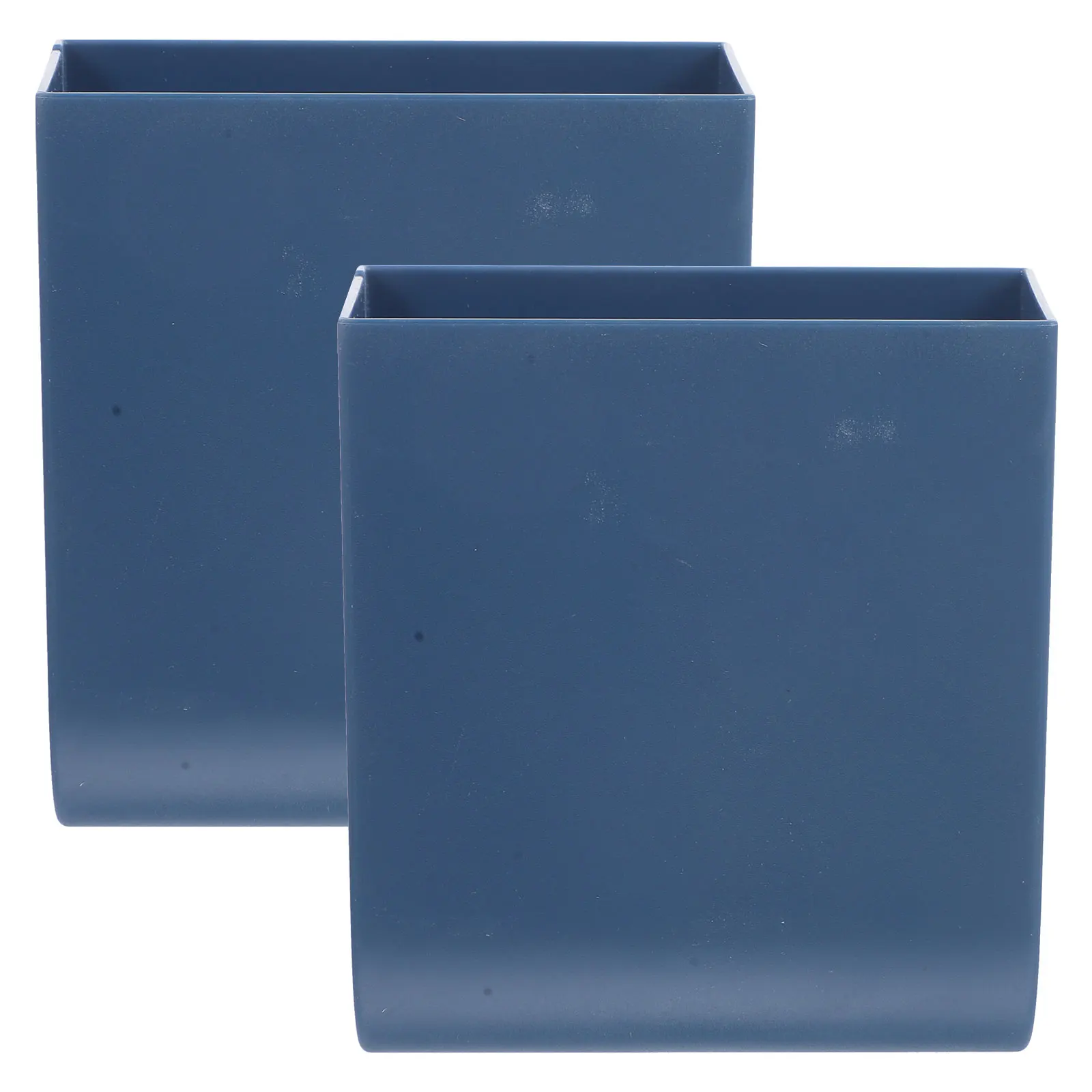 

2 Pcs Wall-mounted Pen Holder Organizer Bracket Bin File Bins Pp Office Storage