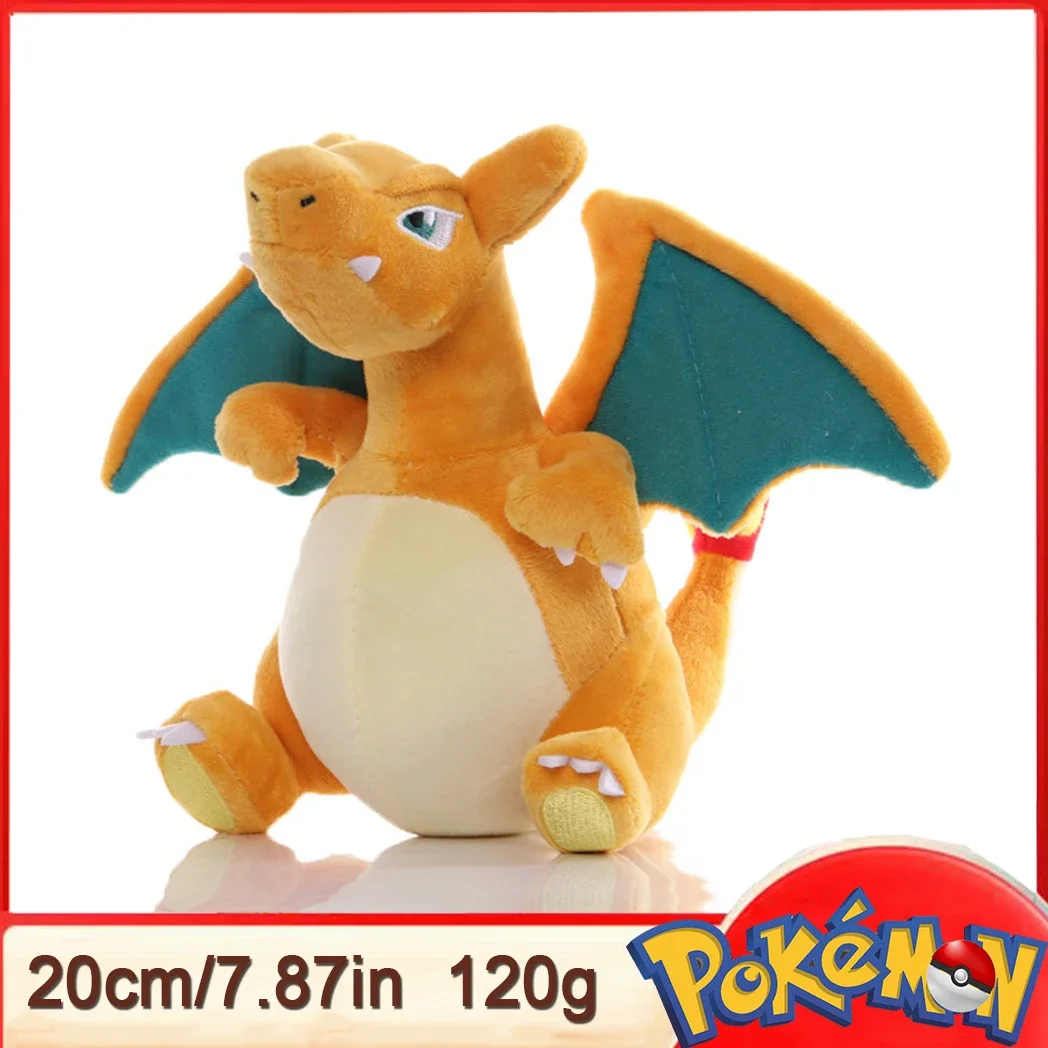 POKEMON Original Plush Toy Gengar Pikachu Charizard Genuine Plush Doll Soft Kawaii Cute Cartoon Piplup Toys for Kids Gift