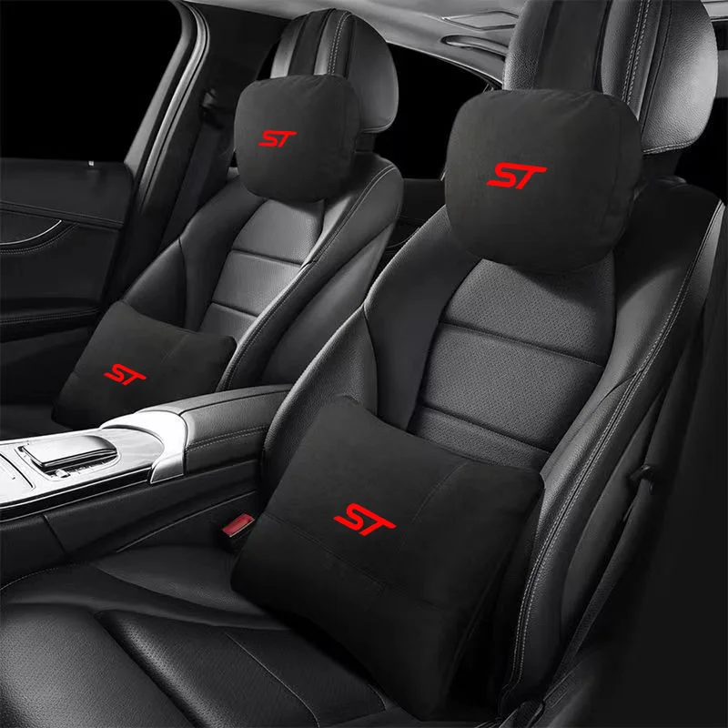 

Top Quality Car Headrest Neck Support Seat Soft Neck Pillow for Ford st st-line Focus mk2 f150 st Vignale Car headrest