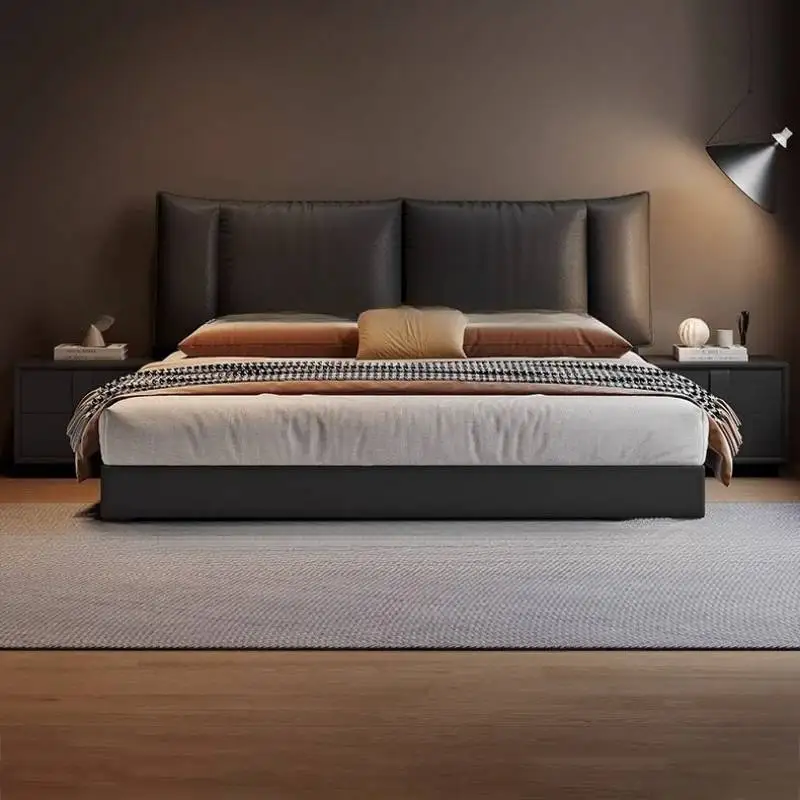 

Heavy Designs Double Bed Australia Elegant Normal Floating Storage Double Bed Modern Wooden Cama Matrimonial Furniture For Home